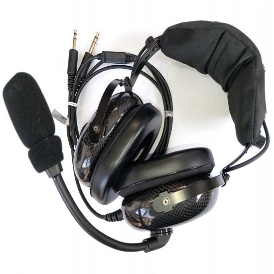 Aviation noise cancelling headset